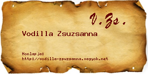 Vodilla Zsuzsanna névjegykártya