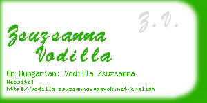 zsuzsanna vodilla business card